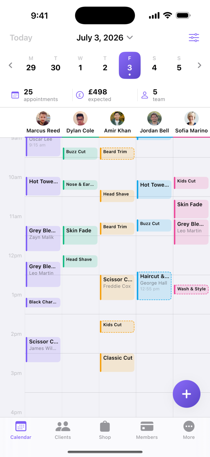 Webukit booking calendar