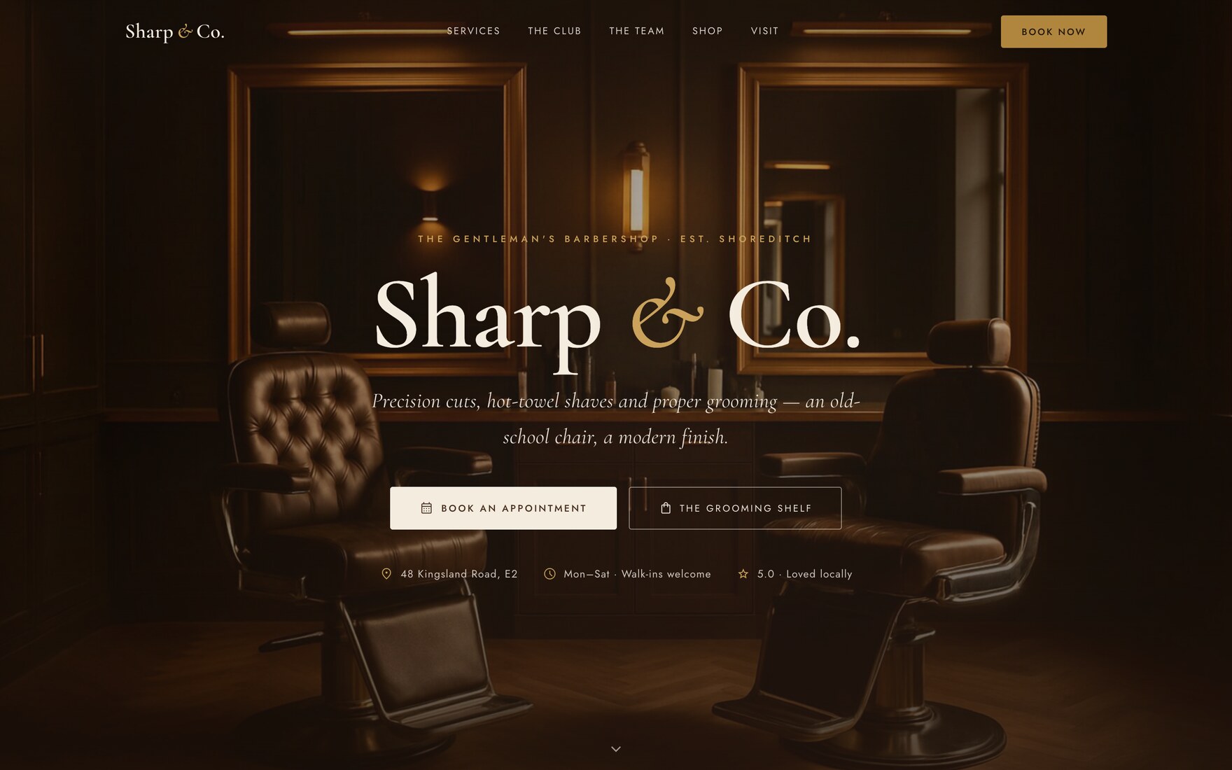 Appointments — Sharp & Co. Barbers