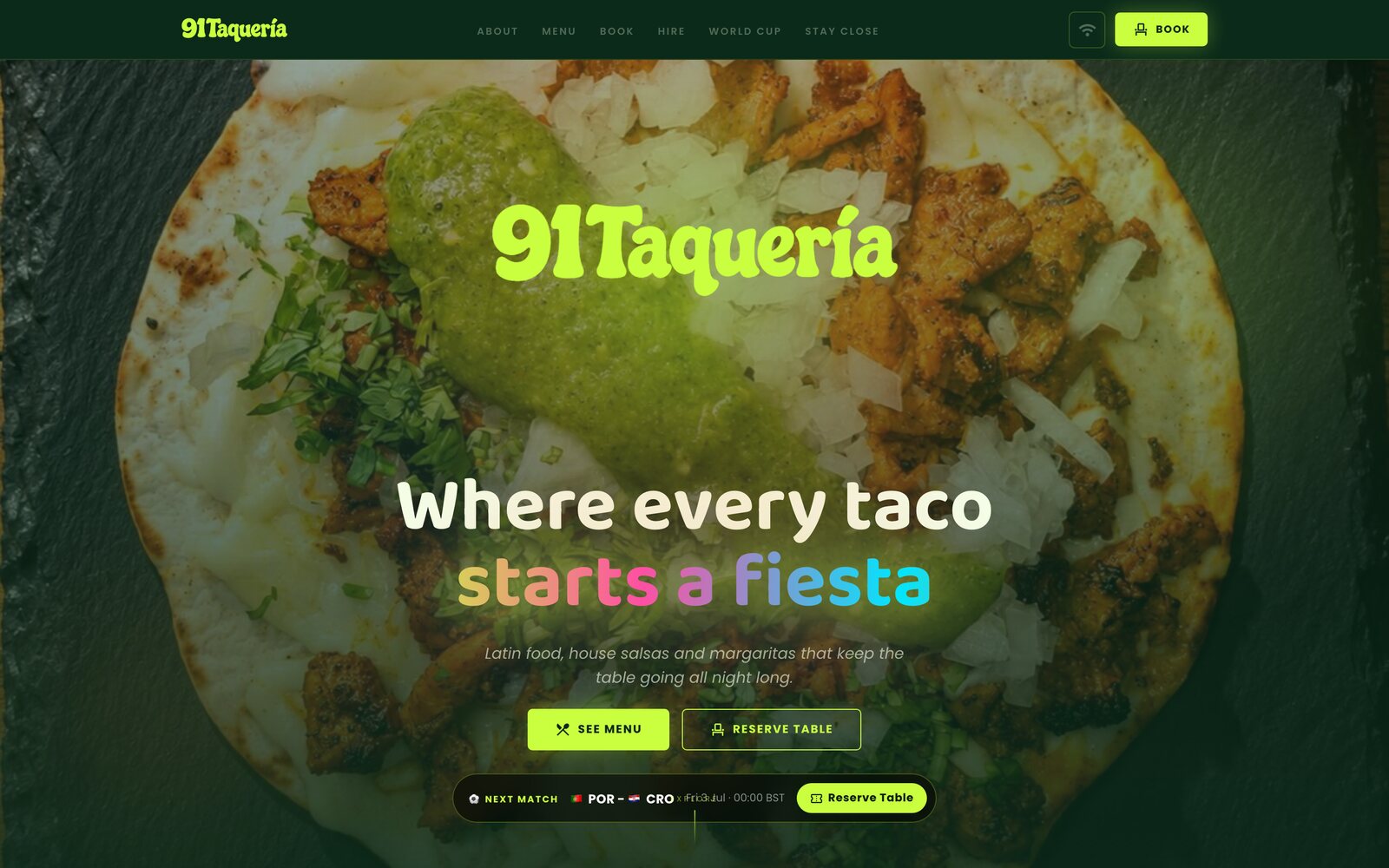 Hospitality — 91 Taqueria